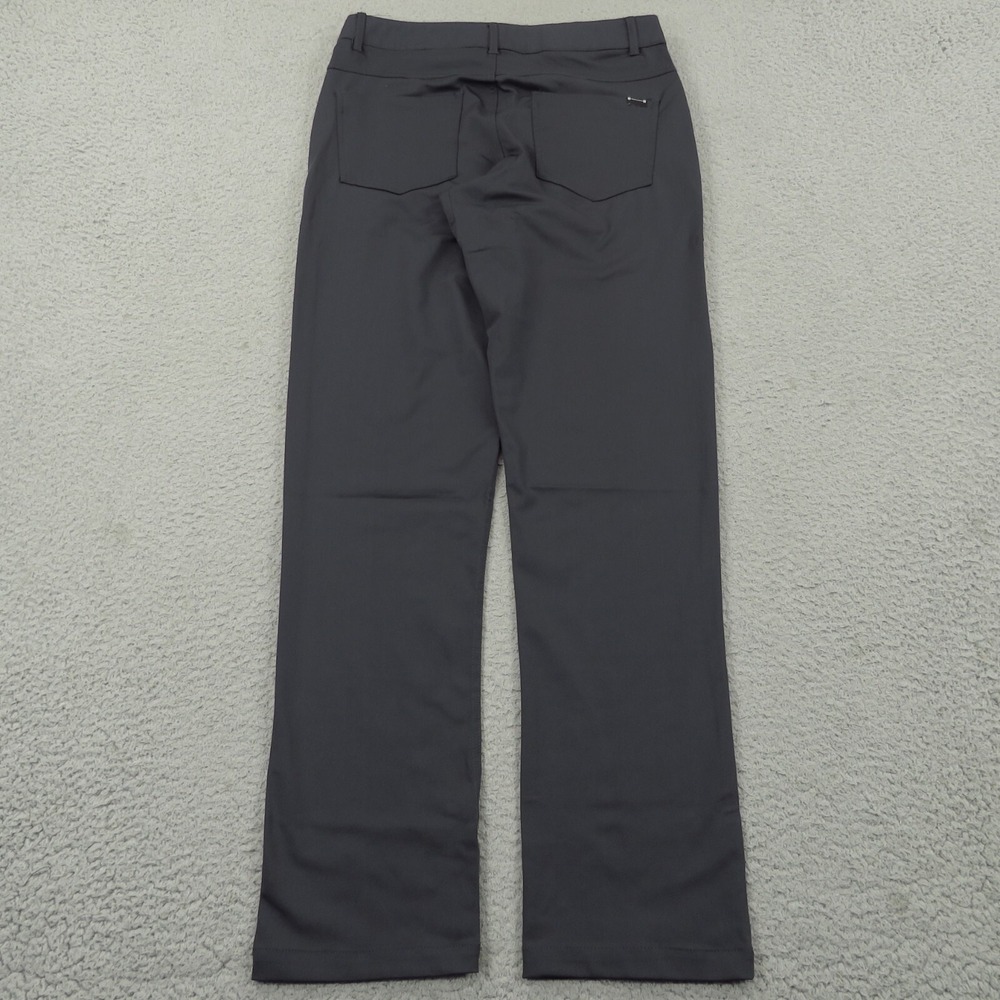 Barbell Apparel Mens 28x32 Charcoal Slim Fit Athletic Flex Commuter Chinos Gray